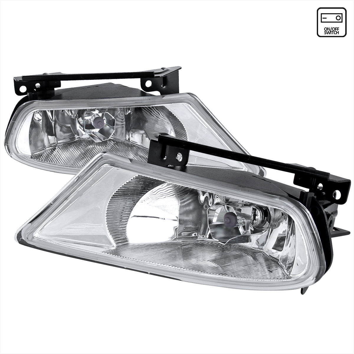 Spec-D Tuning LF-ODSY05COEM-JS | Honda Odyssey Fog Light Kit Clear Lens With Wiring; 2005-2007