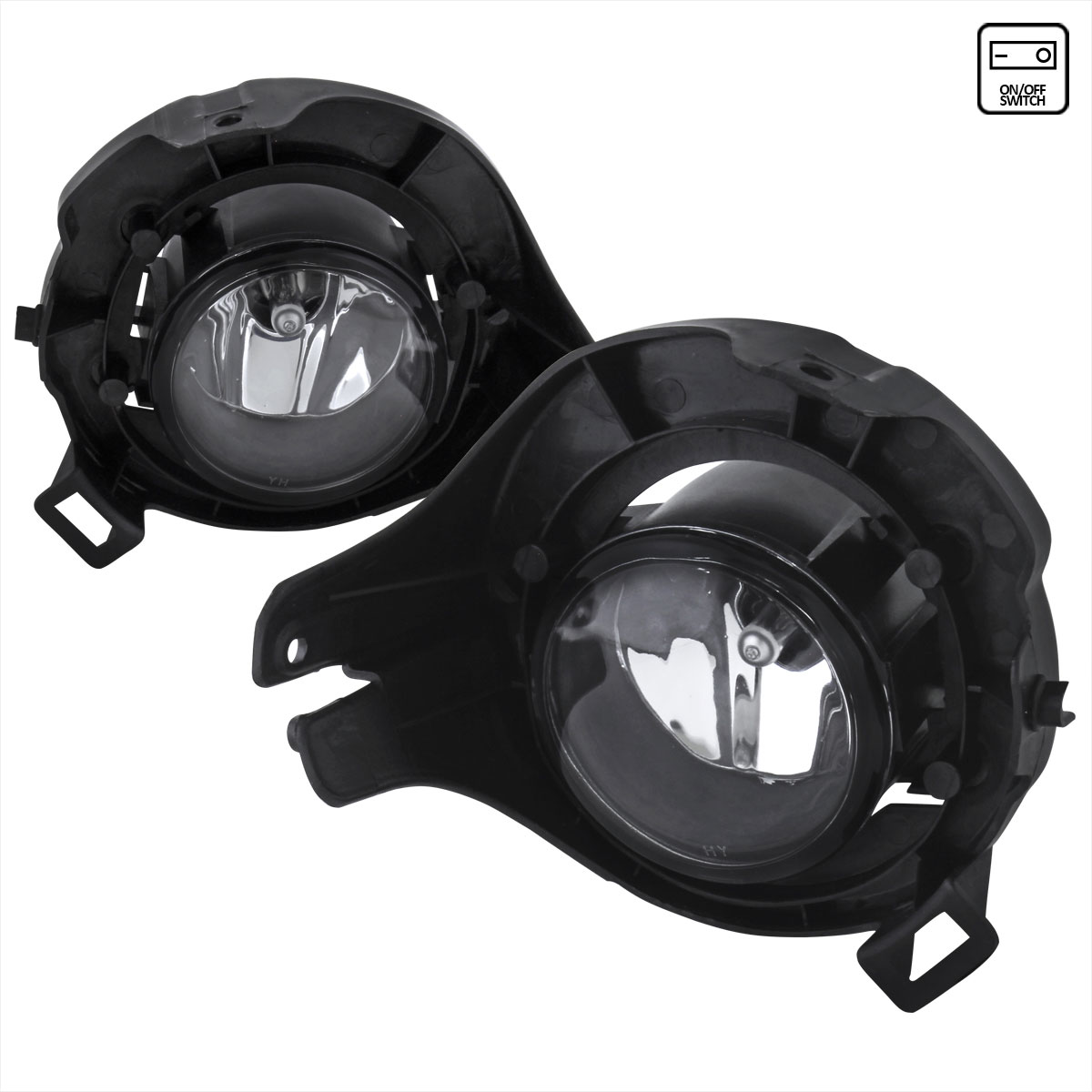 Spec-D Tuning LF-PATH05COEM-HZ | Nissan Pathfinder Oem Fog Lights Clear; 2005-2012