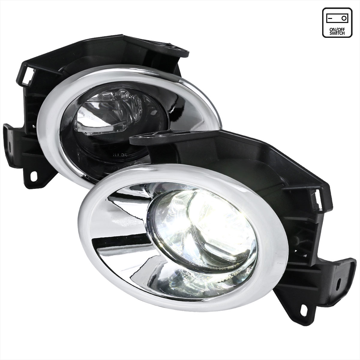 Spec-D Tuning lf-path13cg3-dl | SPEC-D Tuning Nissan Pathfinder LED Fog Light - Clear; 2013-2016