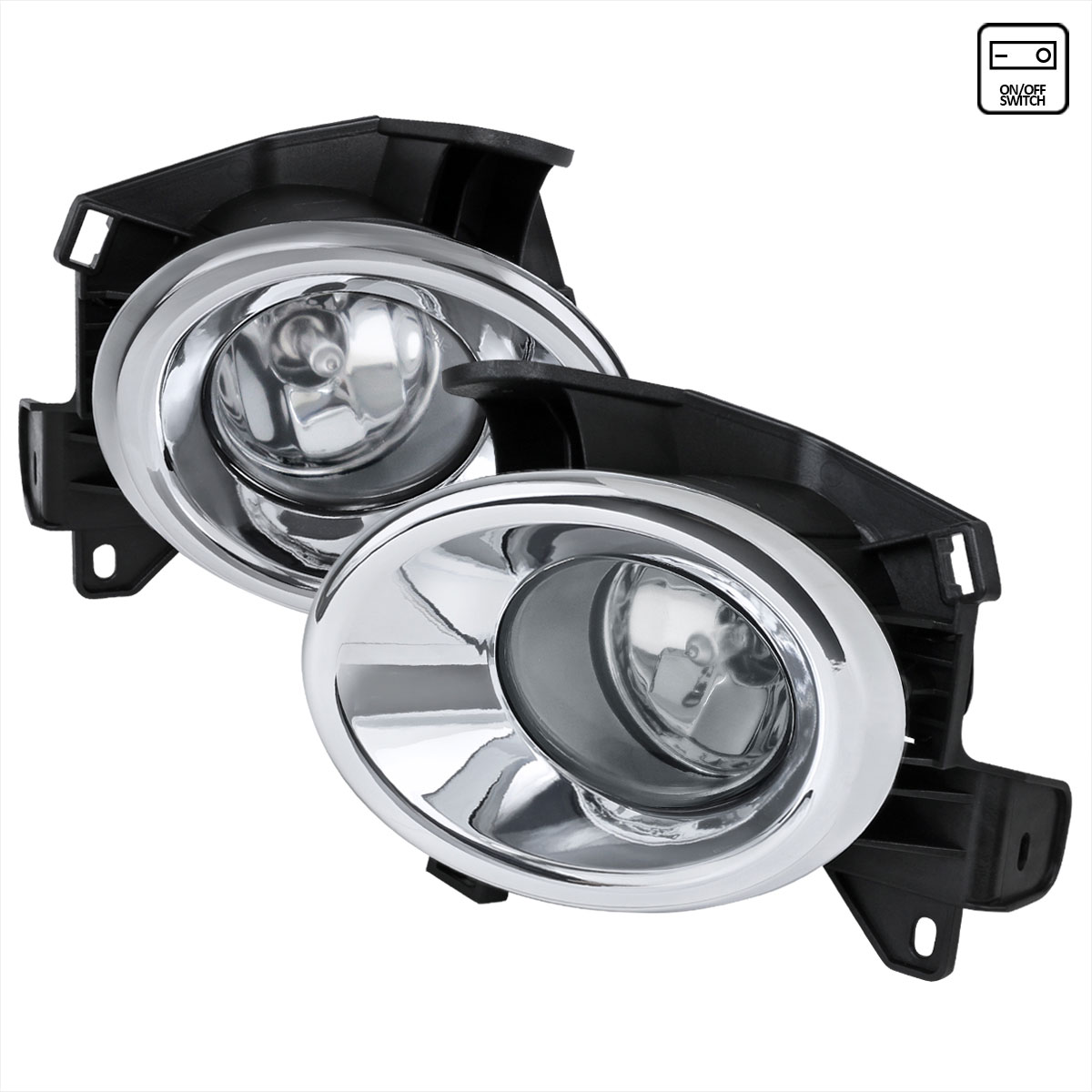 Spec-D Tuning lf-path13coem-hz | SPEC-D Tuning Nissan Pathfinder Fog Lights - Clear; 2013-2016