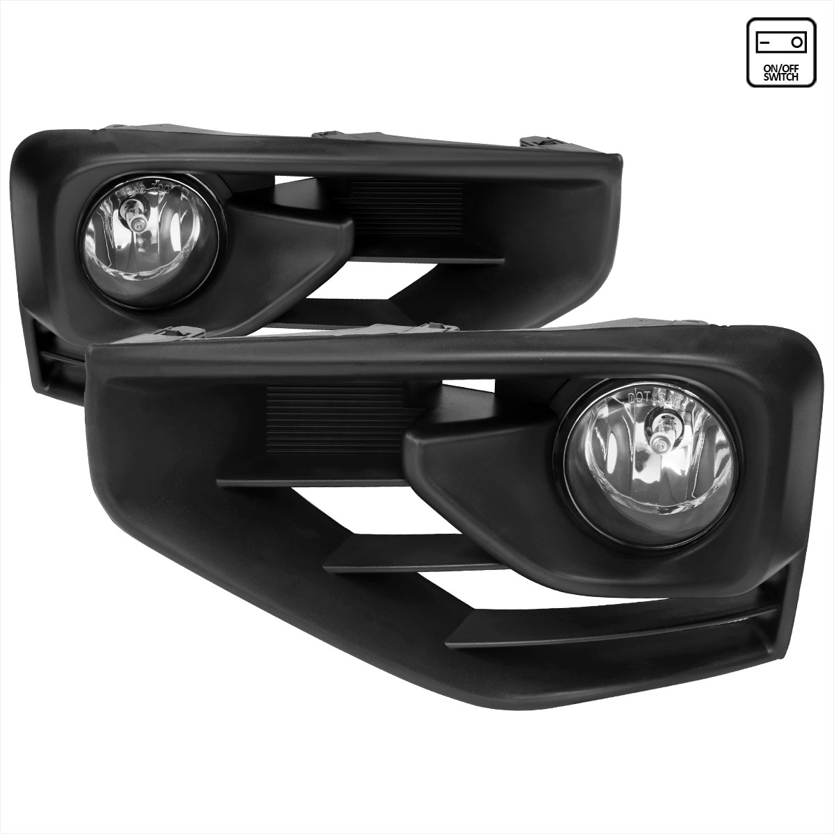 Spec-D Tuning lf-path17coem-hz | SPEC-D Tuning Nissan Pathfinder Fog Lights With Clear Lens; 2017-2019