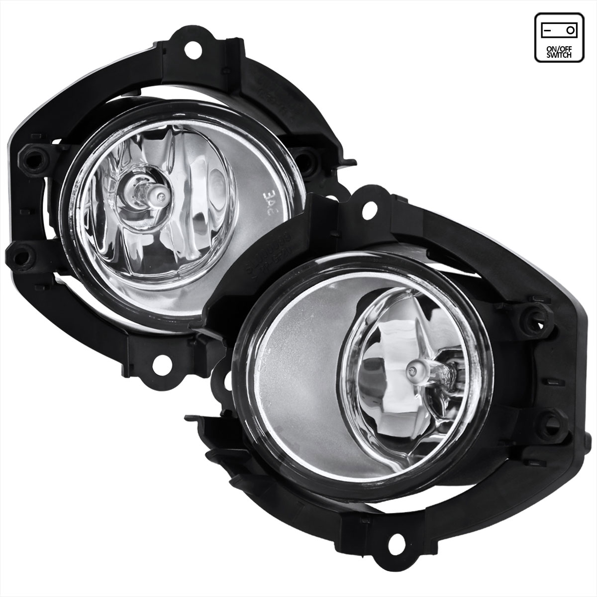 Spec-D Tuning lf-rav406coem-hz | SPEC-D Tuning Toyota Rav4 Foglights - Clear; 2006-2008