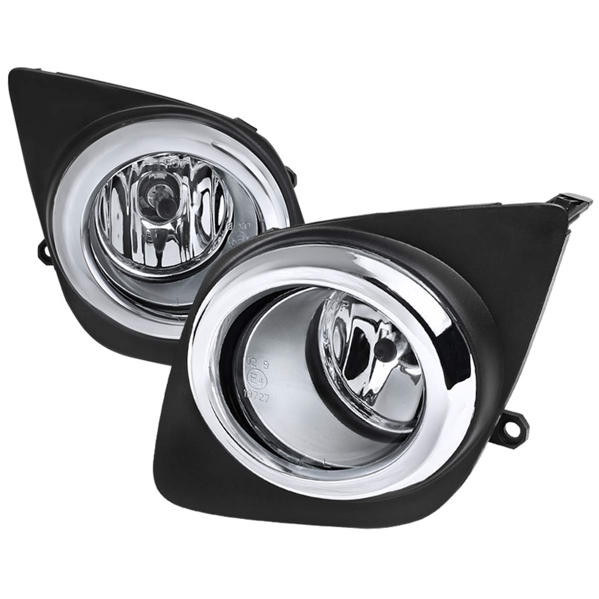 Spec-D Tuning LF-RAV409COEM-DL | Toyota Rav4 Clear Foglights With Wiring Kit; 2009-2012