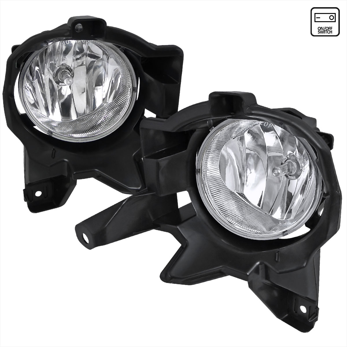 Spec-D Tuning LF-RAV413COEM-HZ | Toyota Rav4 Fog Lights Clear; 2013-2014