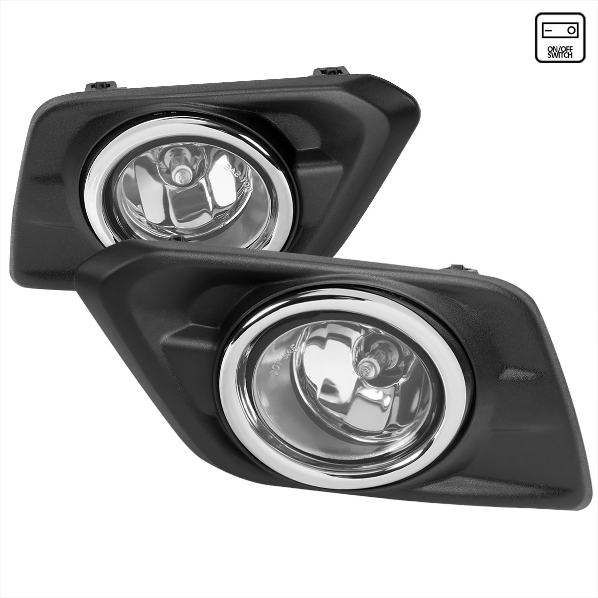 Spec-D Tuning lf-rge14coem-hz | SPEC-D Tuning Nissan Rogue Fog Lights With Clear Lens; 2014-2022