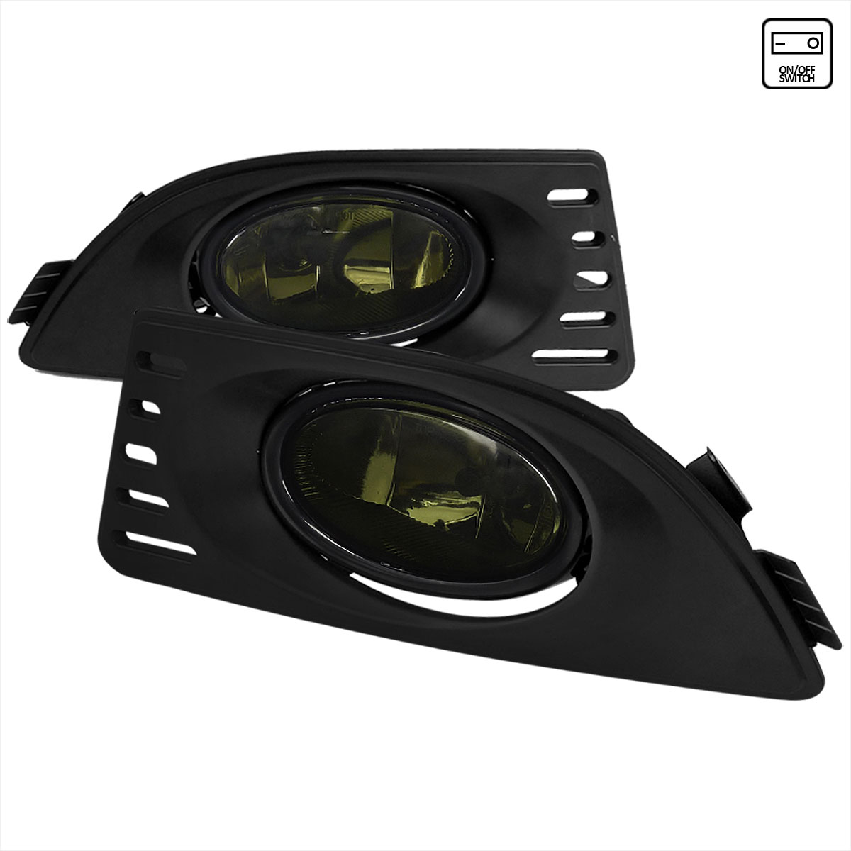 Spec-D Tuning LF-RSX06GOEM-RS | Acura Rsx Oem Style Fog Lights Smoke; 2005-2006