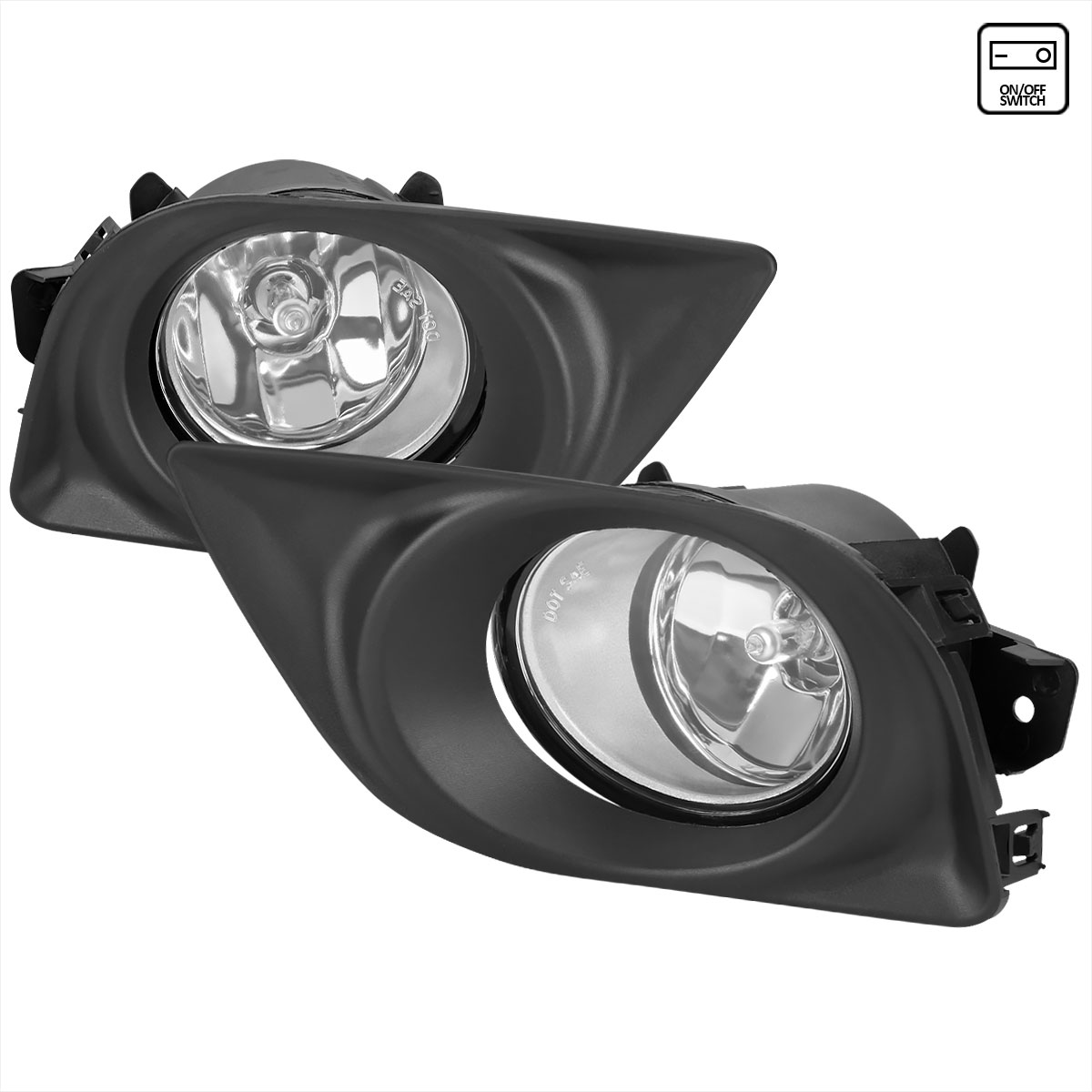 Spec-D Tuning lf-vsa12coem-hz | SPEC-D Tuning Nissan Versa Clear Lens Fog Light; 2012-2014