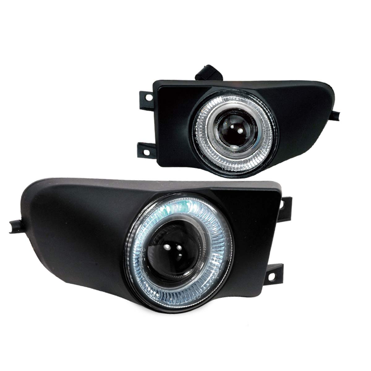 Spec-D Tuning LFP-E3997H-YL | Spec-D Bmw E39 Halo Projector Fog Lights; 1997-2000