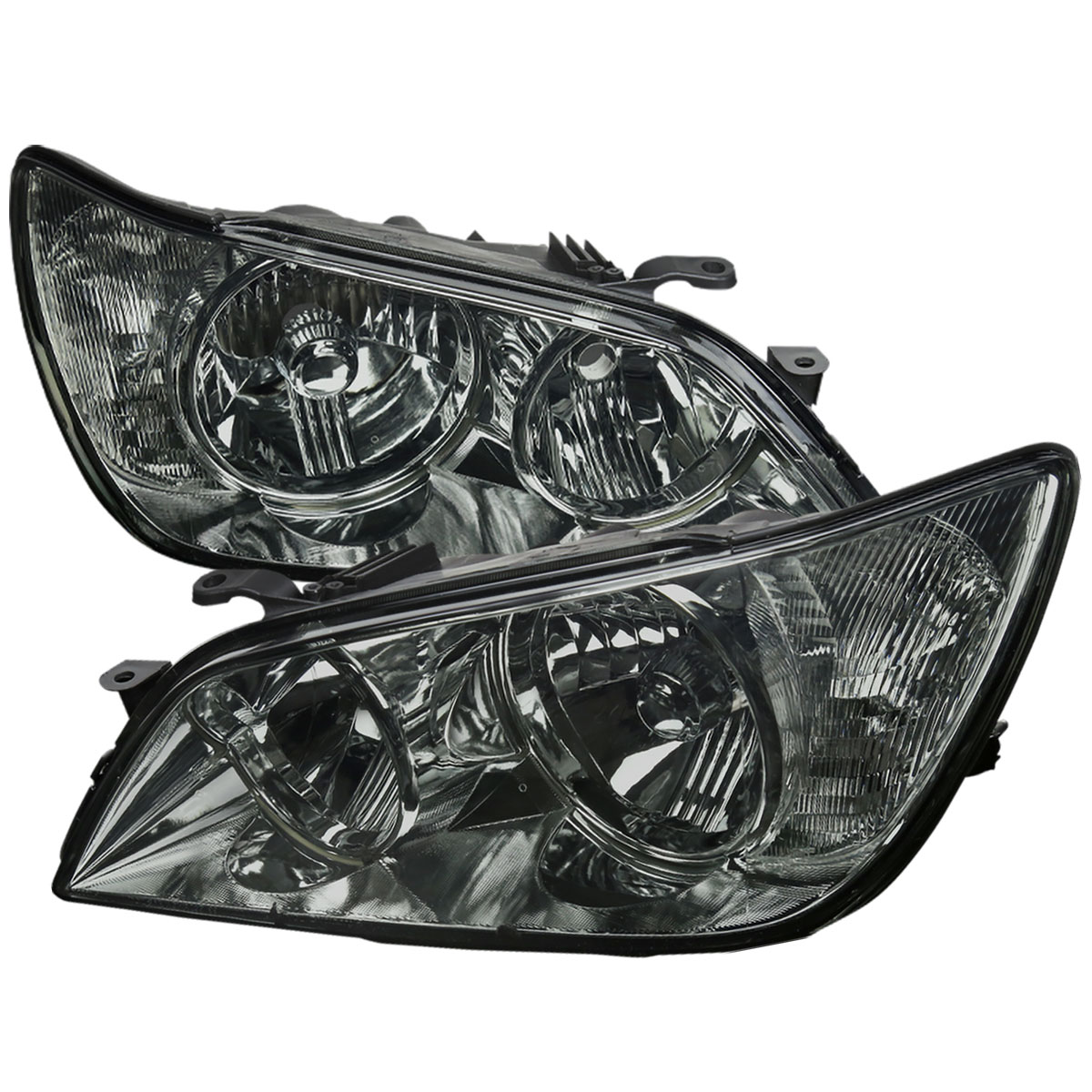 Spec-D Tuning lh-is30001g-rs | SPEC-D Tuning Lexus IS300 Euro Headlights Smoke; 2001-2005