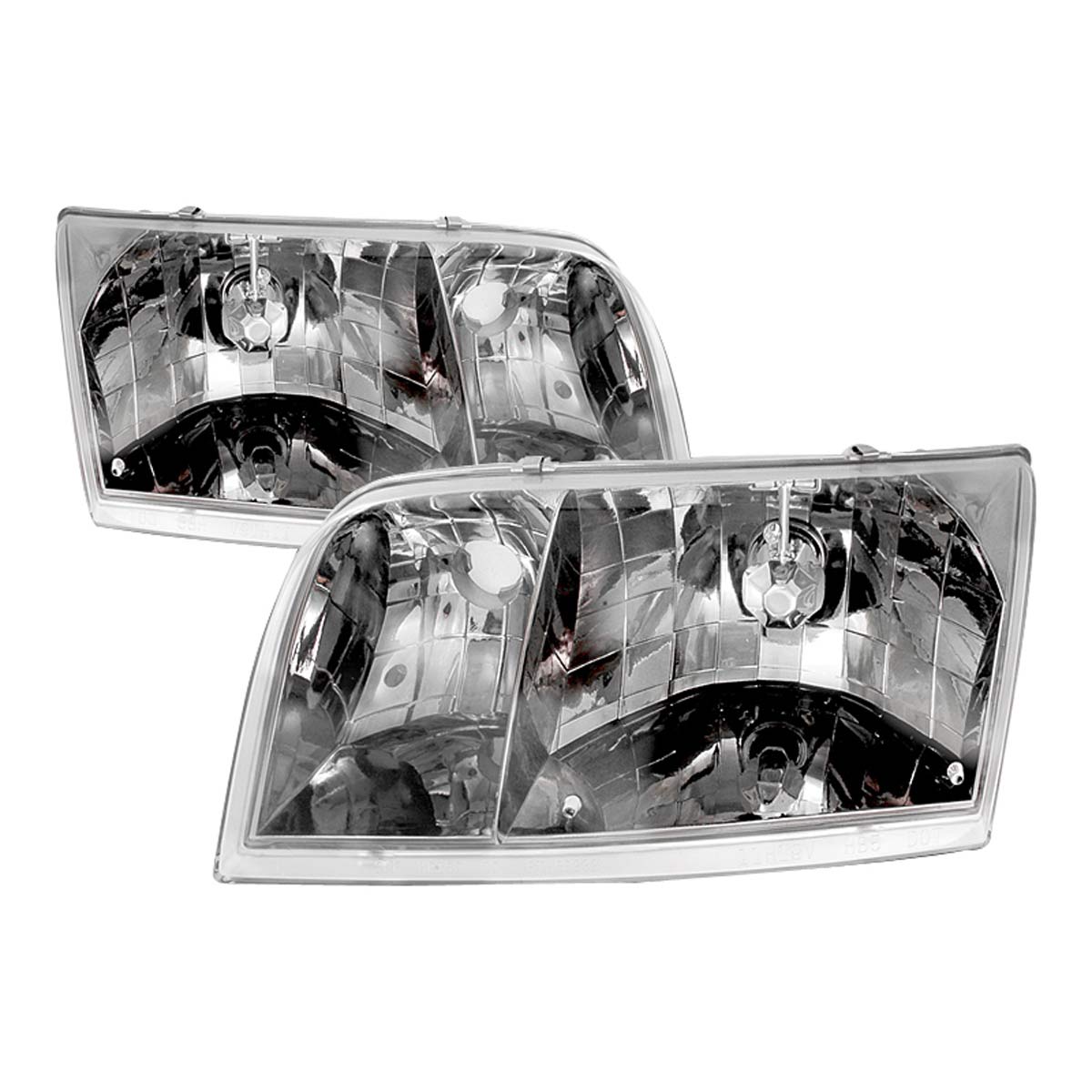 Spec-D Tuning LH-VIC98-APC | Spec-D Ford Crown Victoria Headlights; 1998-2005