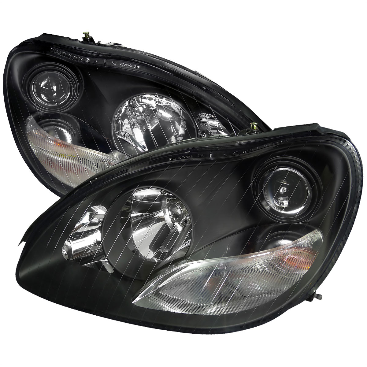 Spec-D Tuning LHP-BW22000JM-APC | Mercedes Benz S Class Projector Headlight - Not Compatible With Factory Xenon; 2000-2006