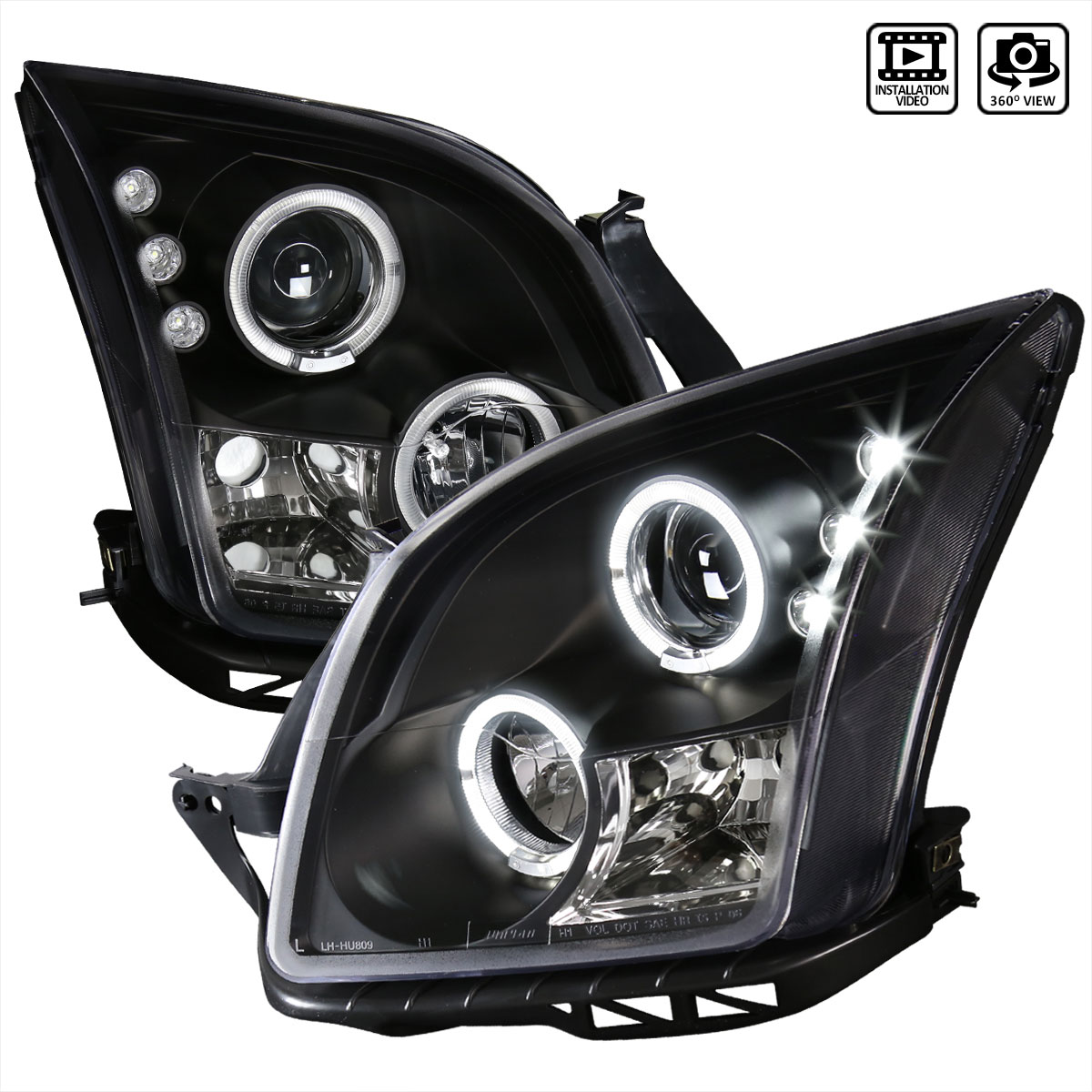 Spec-D Tuning LHP-FUS06JM-TM | Ford Fusion Ford Fusion Projector Headlights; 2006-2009