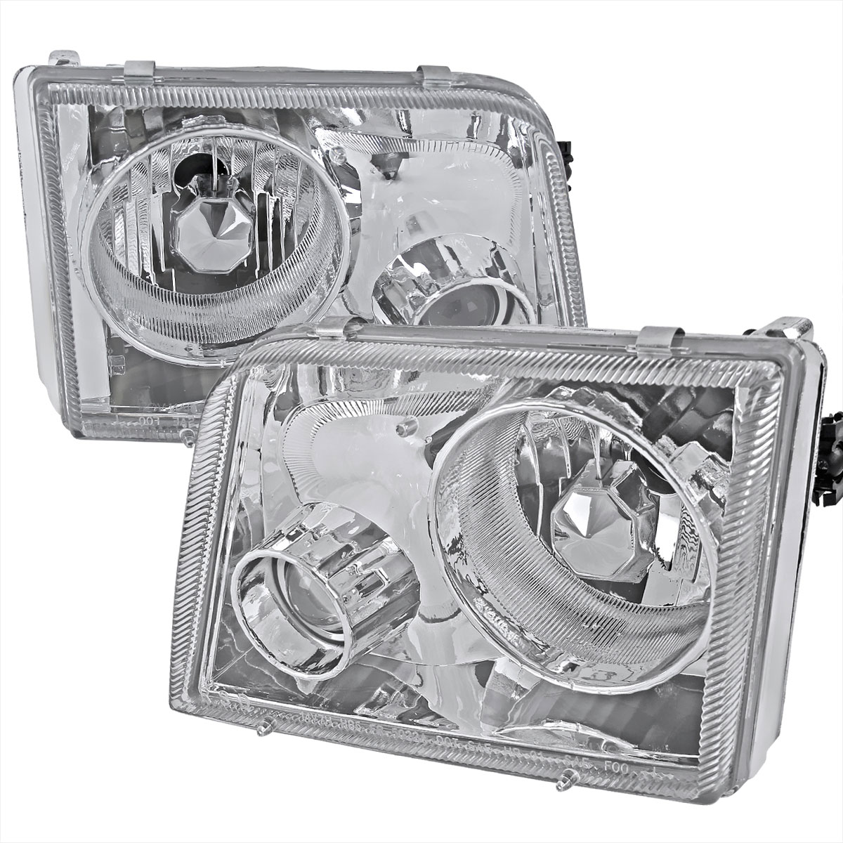 Spec-D Tuning LHP-RAN93-APC | Spec-D Ford Ranger Projector Headlights; 1993-1997