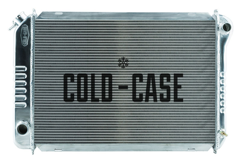 Cold-Case Radiators LMM570-1 | Mustang Aluminum High Performance Radiator - Manual; 1983-1993