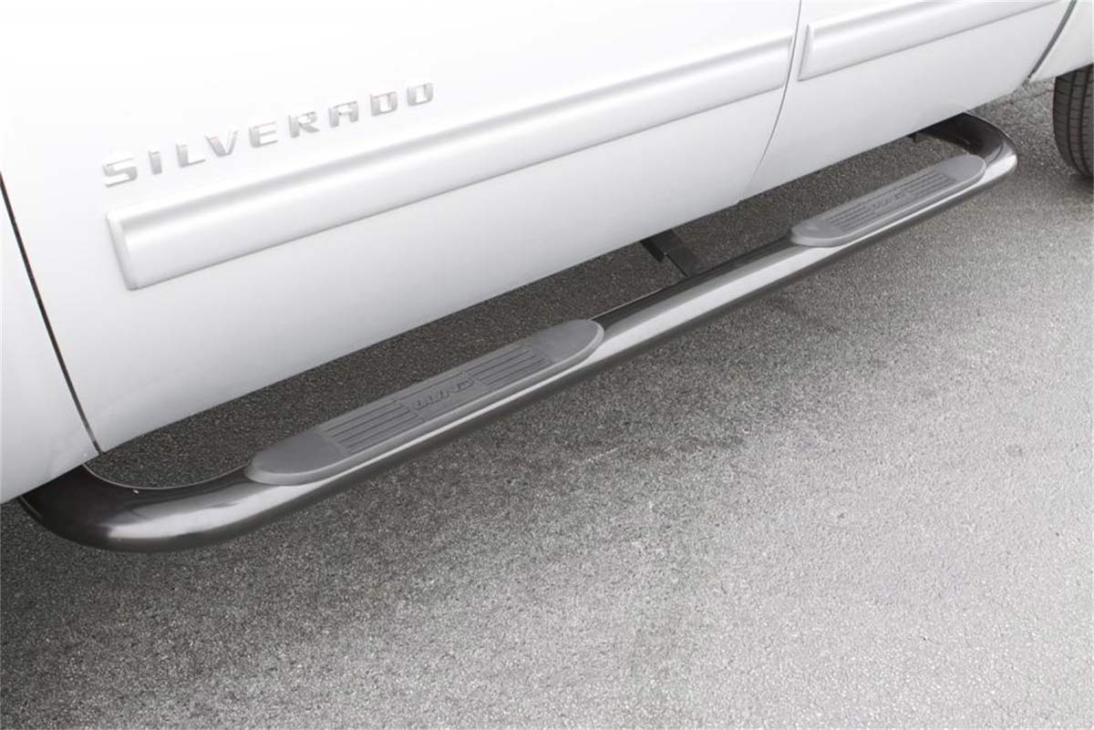 LUND 23278379 | Lund 4 Inch Oval Curved Nerf Bar for GMC Sierra 2500 HD; 2001-2013