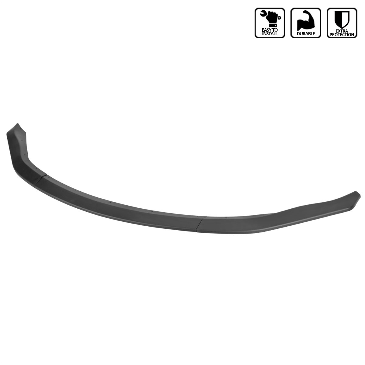 Spec-D Tuning lpf-350z03bk-pq | SPEC-D Tuning Nissan 350Z Front Bumper Lip Matte Black; 2003-2005