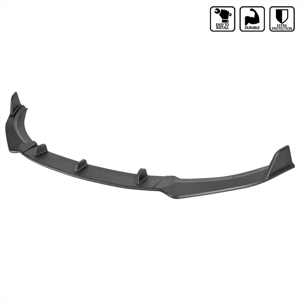 Spec-D Tuning lpf-mia09bk-pq | SPEC-D Tuning Mazda Miata Mx - G Front Bumper Lip Matte Black Also Fits 09 - 12 Mazda Miata MX-5; 2009-2012