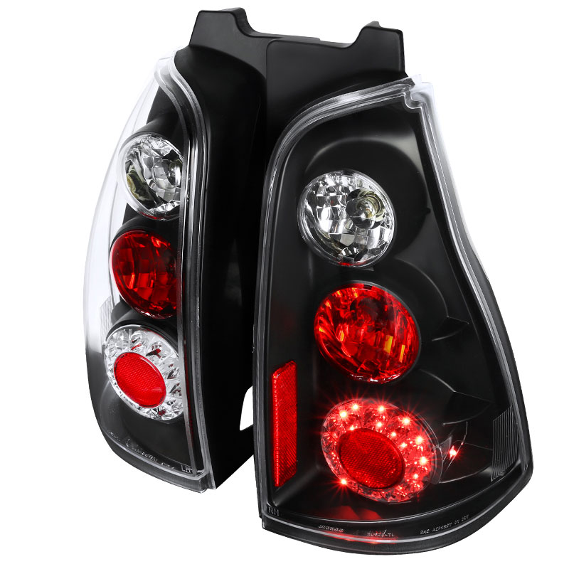 Spec-D Tuning LT-4RUN03JMLED-TM | Toyota 4runner Led Tail Lights Black; 2003-2005