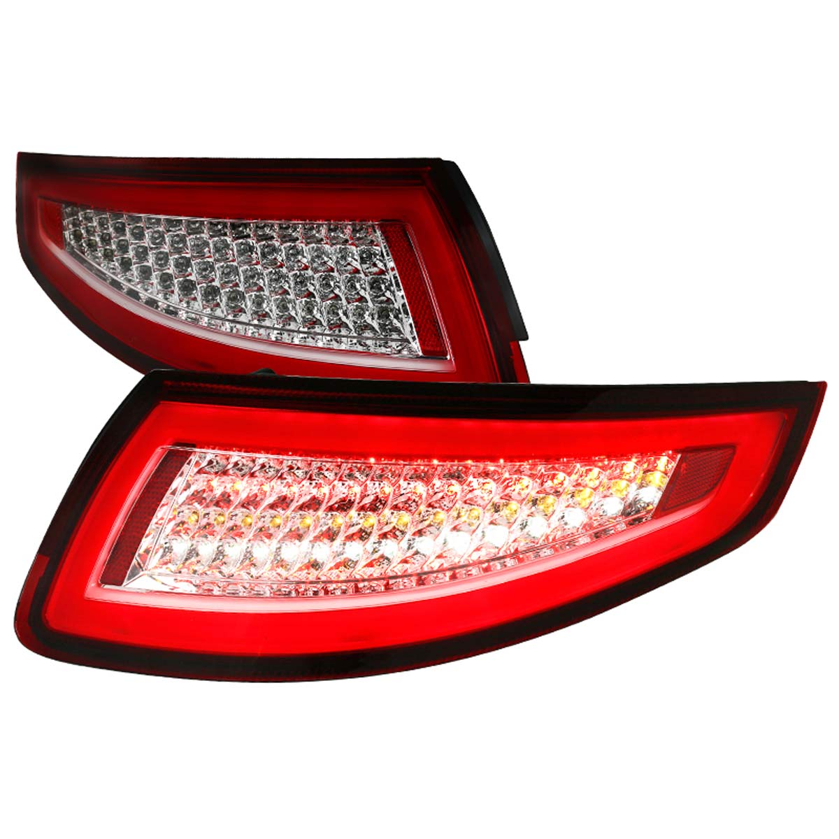 Spec-D Tuning LT-91105RLED-TM | Porsche 997 911 Led Red Tail Light; 2005-2008