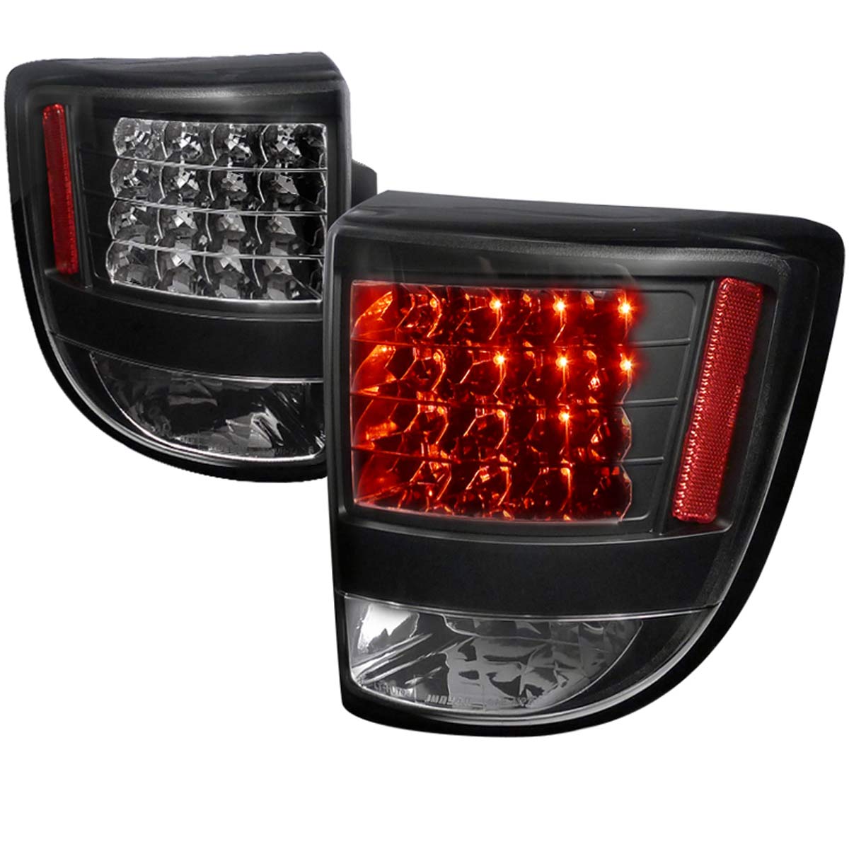 Spec-D Tuning LT-CEL00JMLED-TM | Toyota Celica Black Housing Led Tail Lights; 2000-2005