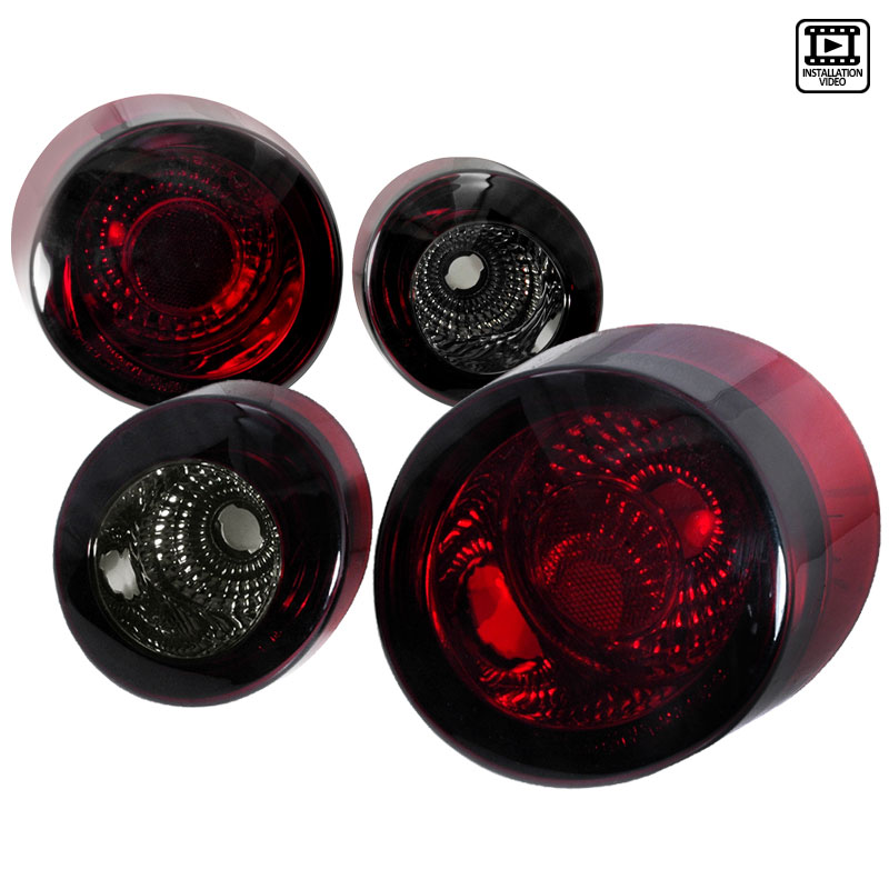 Spec-D Tuning LT-COB052G-TM | Spec-D Cobalt 2dr Taillights 4pc Smoke (Lt-Cob052g-Tm); 2005-2010