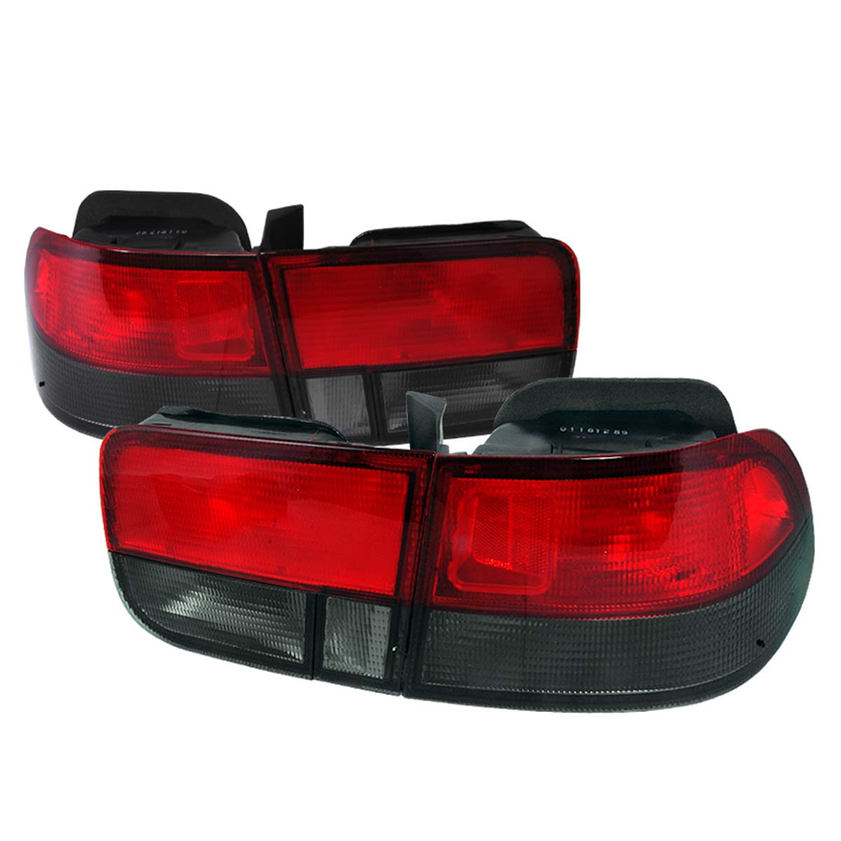 Spec-D Tuning LT-CV962RG-DP | Spec-D Honda Civic 2dr Taillights (Lt-Cv962rg-Dp); 1996-2000