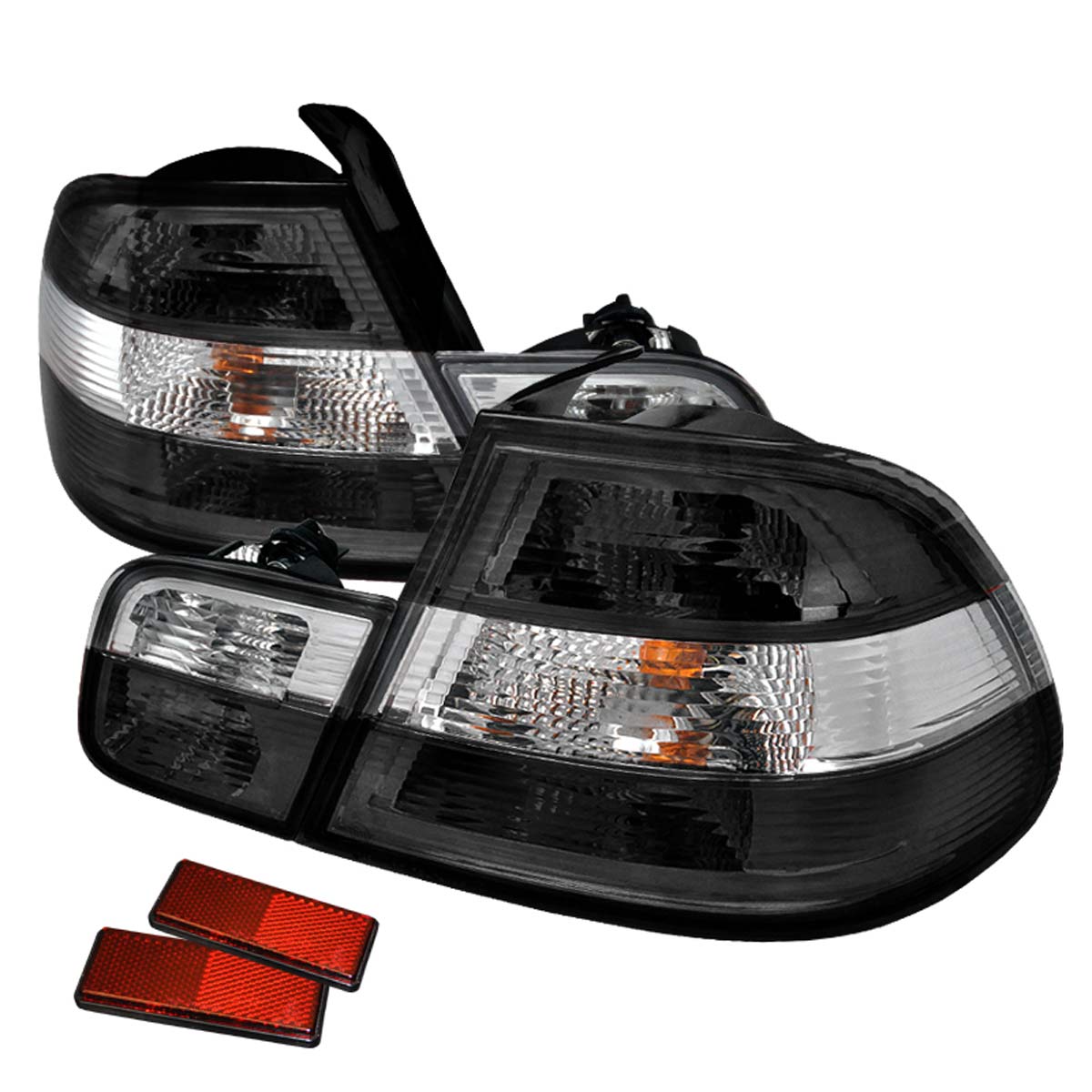 Spec-D Tuning LT-E462GPW-APC | Bmw E46 3 Series Altezza Tail Light Chrome 2 Door; 2000-2003