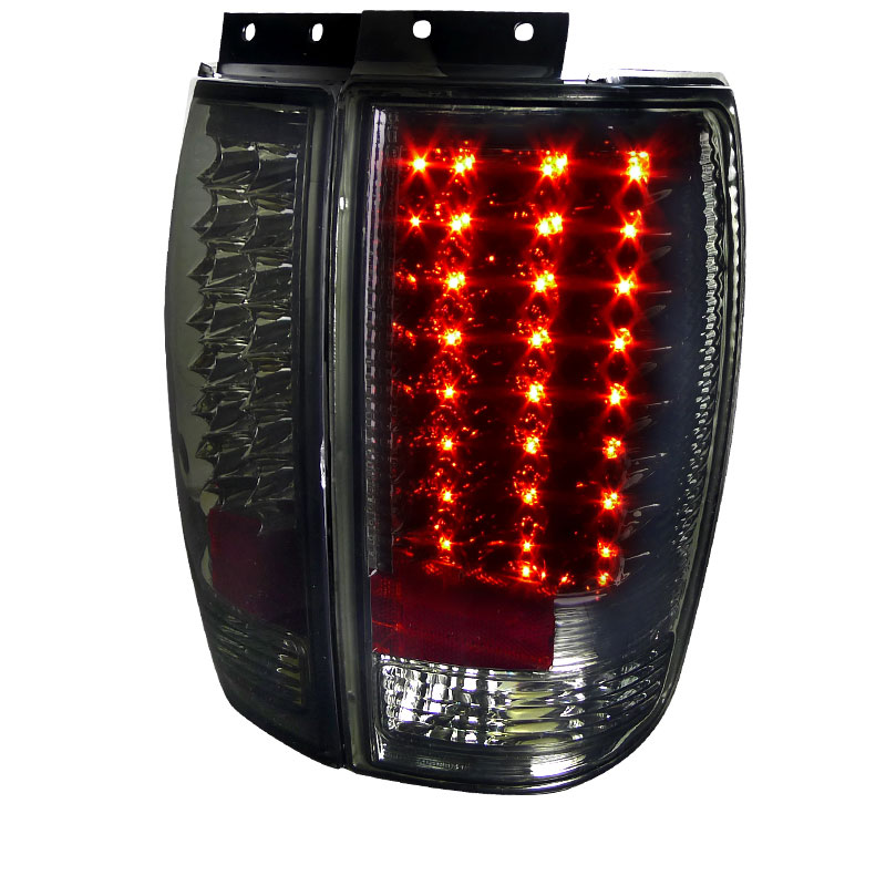 Spec-D Tuning LT-EPED97GLED-RS | Ford Expedition Led Tail Lights Smoke; 1997-2002