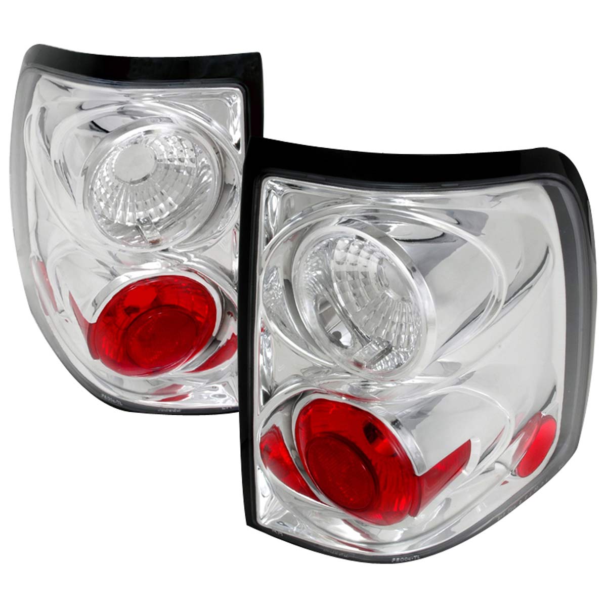 Spec-D Tuning LT-EPOR02-TM | Ford Explorer Altezza Tail Light Chrome; 2002-2004