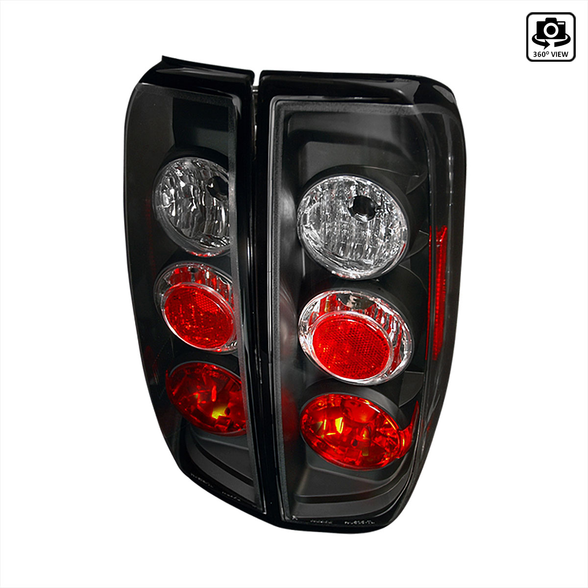 Spec-D Tuning LT-FRO05JM-TM | Nissan Frontier Altezza Tail Light Black; 2005-2012