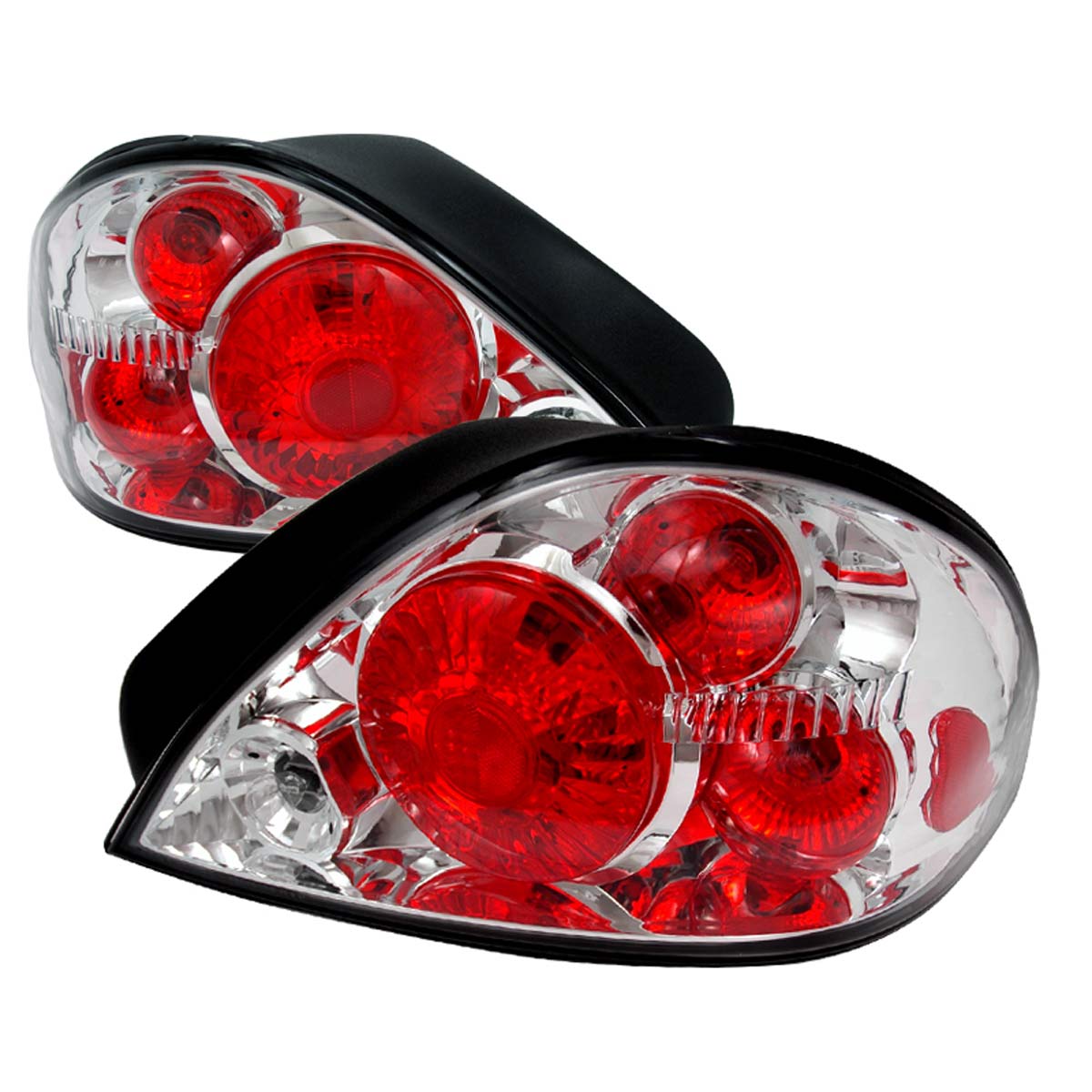 Spec-D Tuning LT-GAM99-DP | Spec-D Pontiac Grand Am Chrome Taillight (Lt-Gam99-Dp); 1999-2005