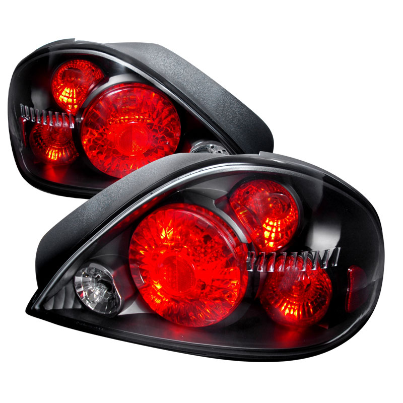 Spec-D Tuning LT-GAM99JM-DP | Spec-D Pontiac Grand Am Black Taillight (Lt-Gam99jm-Dp); 1999-2005