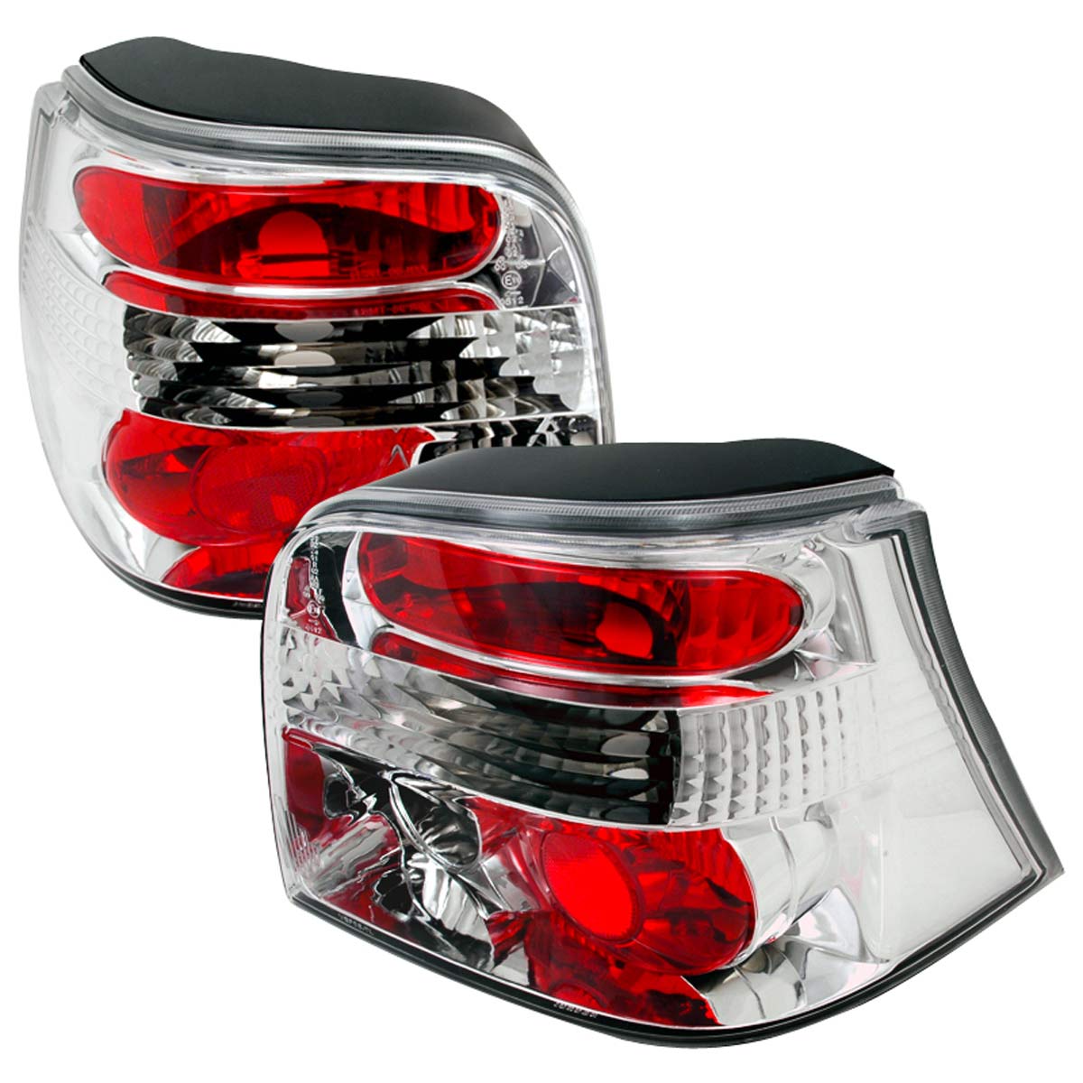 Spec-D Tuning LT-GLF99-TM | Spec-D Vw Vw Golf Iv Taillights - Chrome (Lt-Glf99-Tm); 1999-2004