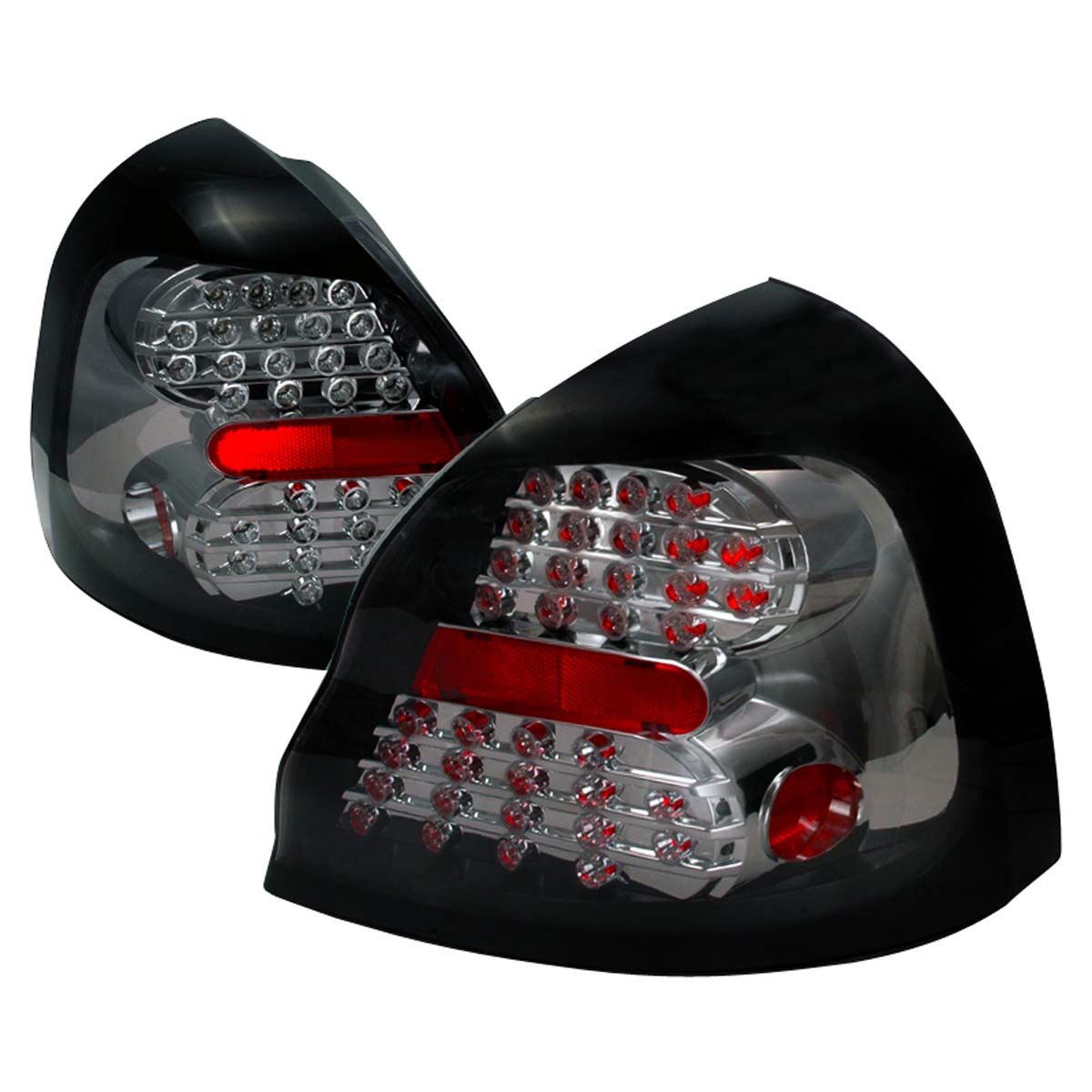 Spec-D Tuning LT-GPX04GLED-KS | Pontiac Grand Prix Led Tail Lights Smoke; 2004-2007