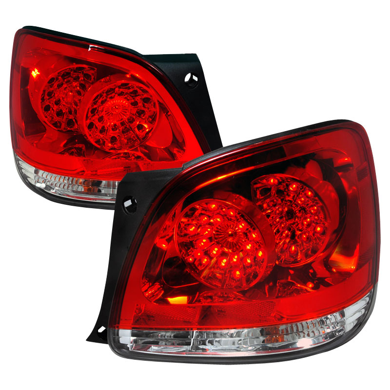 Spec-D Tuning LT-GS30098RLED-KS | Lexus Gs300 Led Tail Lights Red; 1998-2005