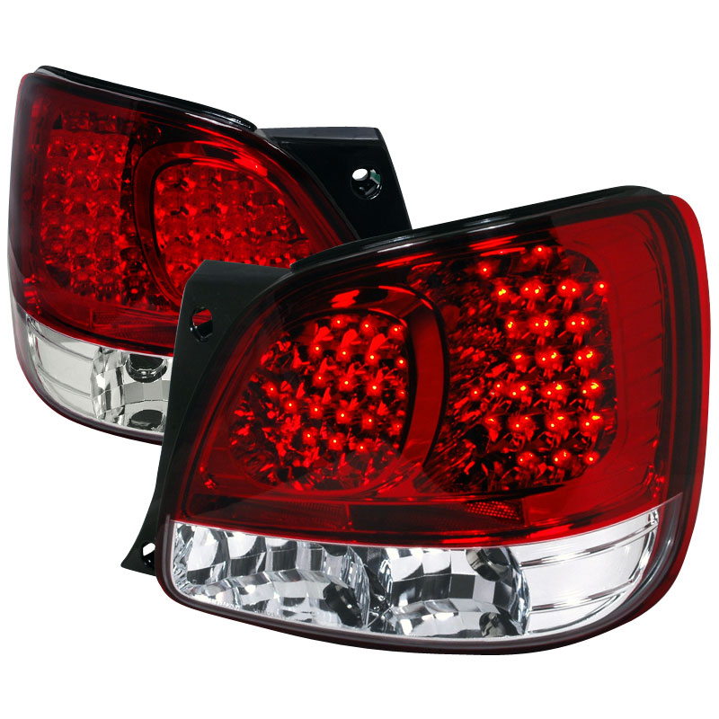 Spec-D Tuning LT-GS30098RLED-TM | Lexus Gs300 Led Tail Lights Red; 1998-2005