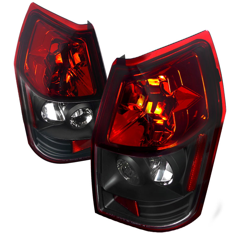 Spec-D Tuning LT-MAG05RJM-TM | Dodge Magnum Alteeza Tail Lights Red With Black Bottom; 2005-2008