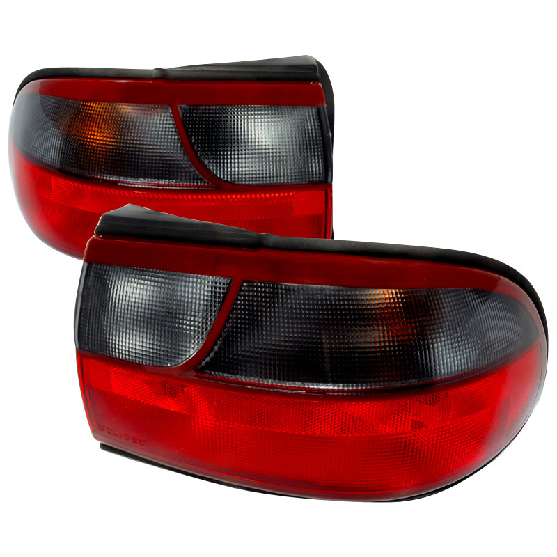 Spec-D Tuning LT-MBU97RG-DP | Chevrolet Malibu Tail Lights Red Smoke; 1997-2003