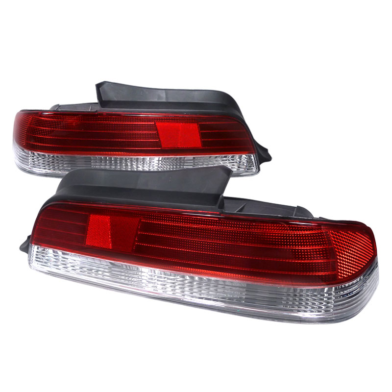 Spec-D Tuning lt-pl97rpw-rs | SPEC-D Tuning Honda Prelude Tail Light - Red Clear; 1997-2001