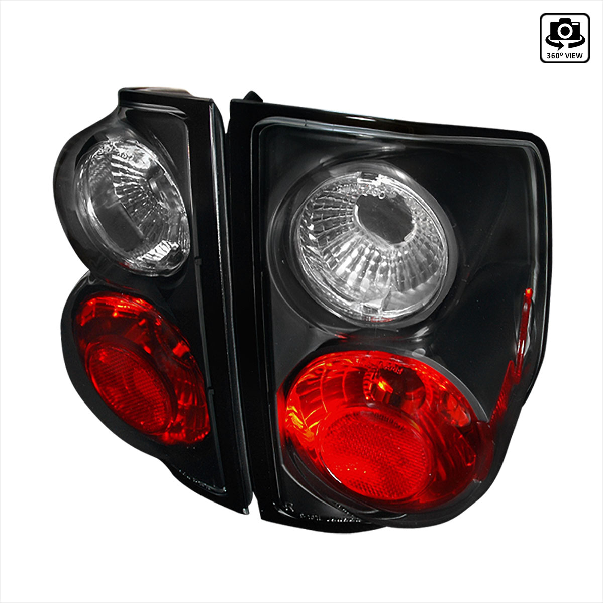 Spec-D Tuning LT-S1094JM-TM | Spec-D S10 Taillights - Black (Lt-S1094jm-Tm); 1994-2001