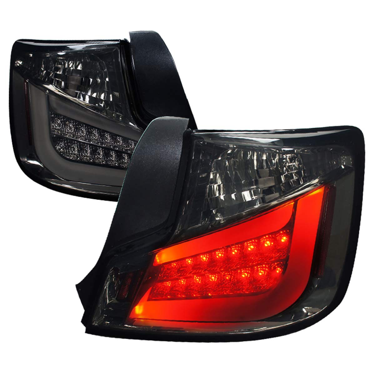 Spec-D Tuning LT-TC10GLED-TM | Scion Tc Led Tail Lights Smoke Lens; 2011-2011