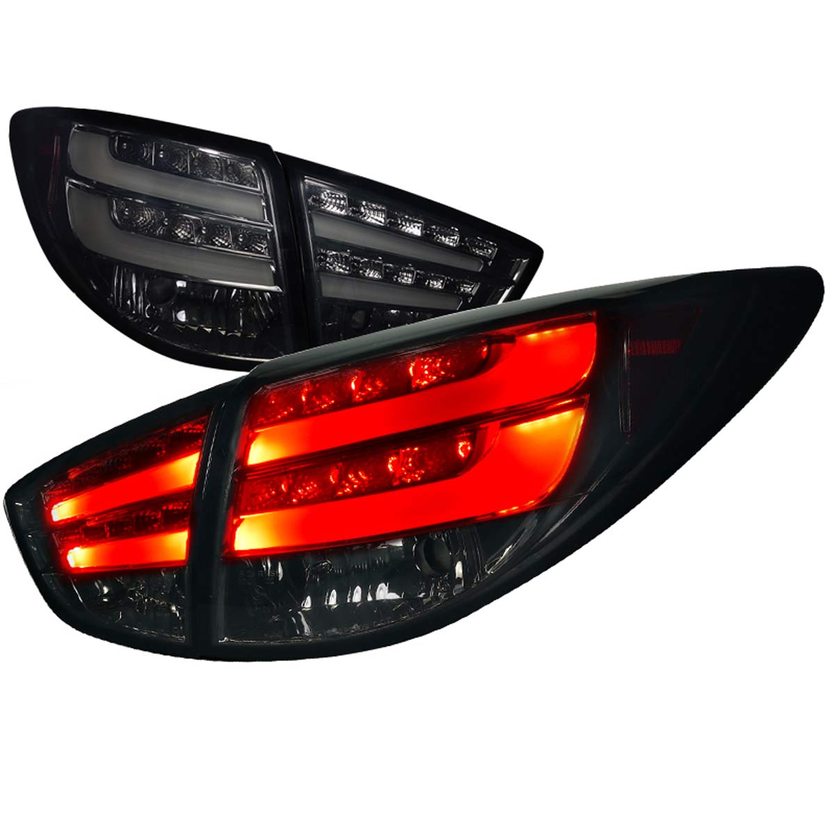 Spec-D Tuning LT-TUC10GLED-TM | Hyundai Tucson Led Tail Light Smoke With Light Bar; 2010-2016