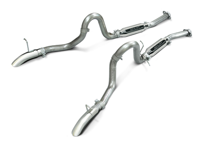 SLP M31016 | Loudmouth Exhaust Mustang GT Cat-back System (modular); 1986-1993