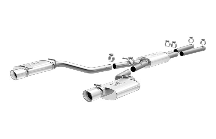 Magnaflow 15629 | Cat-Back Exhaust 5.7L HEMI, w / Tru-X in resonator; 2005-2010