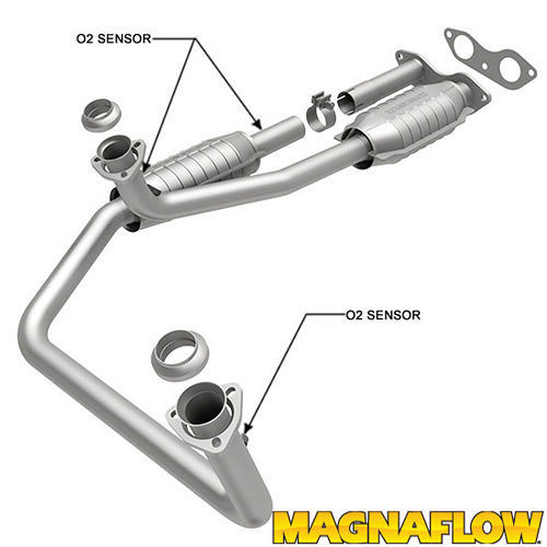 Magnaflow 23453 | MagnaFlow Direct Fit Converter GM Truck/Suv Dual Outlet 96; 1996-1996