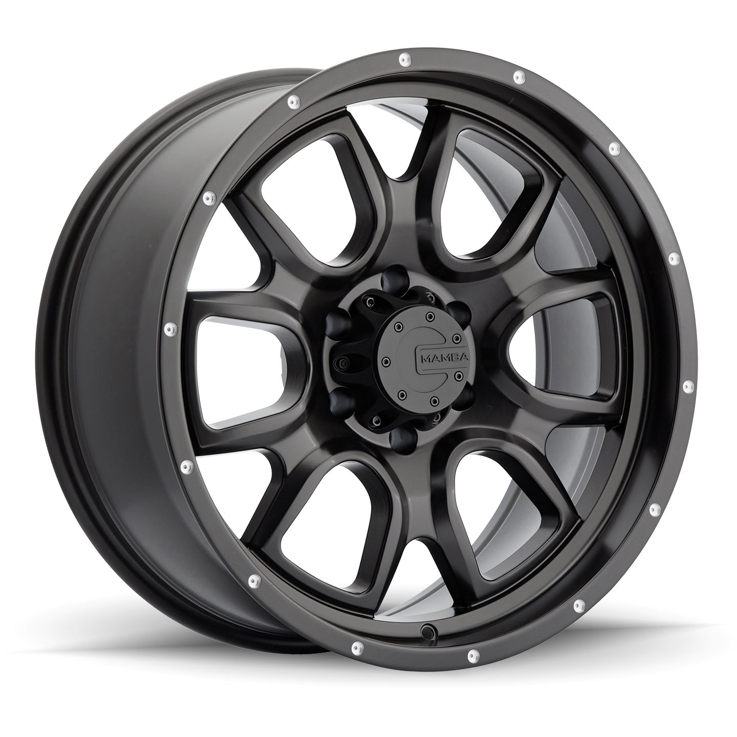 Mamba m198983n125 | M19 18x9 6x139.7 ET12 Matte Black w/ Drill Holes