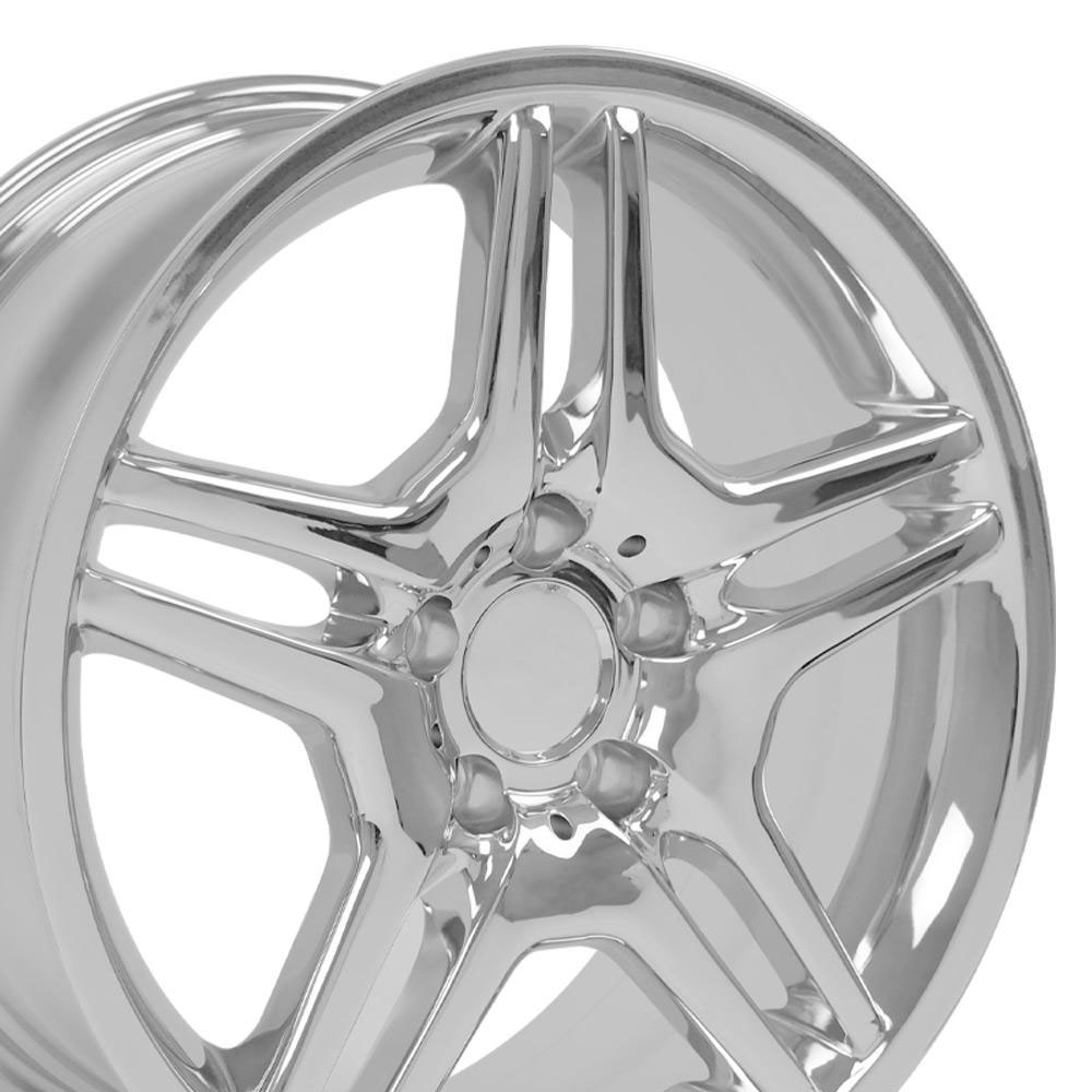 OE Wheels mb02-18080-5112-35c | 18 Replica Wheel MB02 Mercedes Benz C Class Rim 18x8 Chrome Wheel Mercedes-Benz E500 2003-2006; 2003-2006