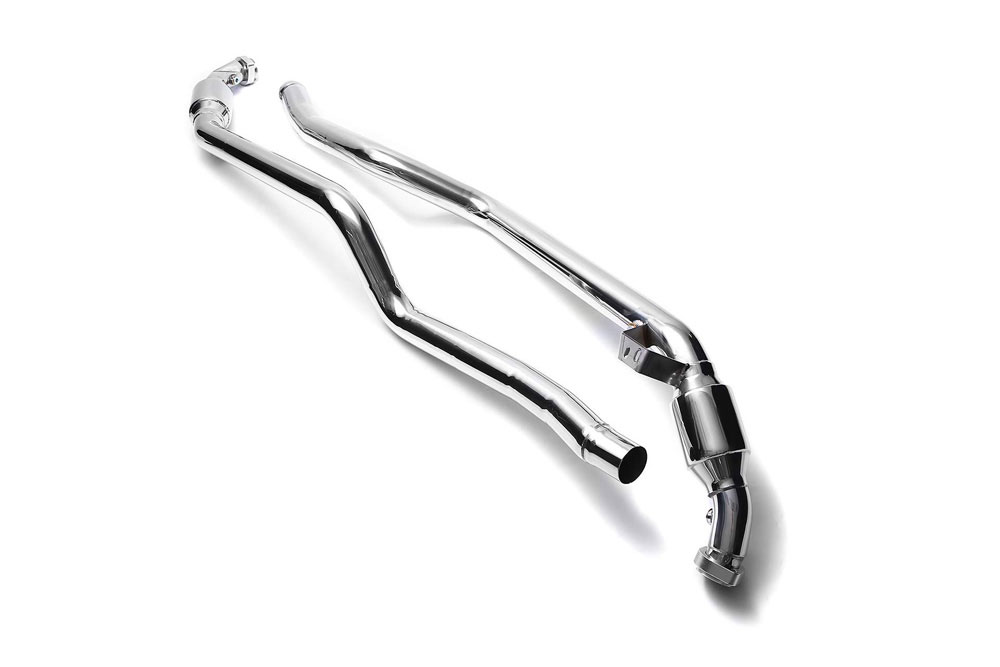 Armytrix MB046-DD | ARMYTRIX High-Flow Performance Race Downpipe Mercedes-Benz W204 C63; 2008-2014