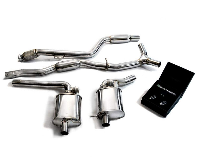 Armytrix MB052-BLC | ARMYTRIX Stainless Steel Valvetronic Exhaust System Mercedes Benz W205 C300; 2015-2018