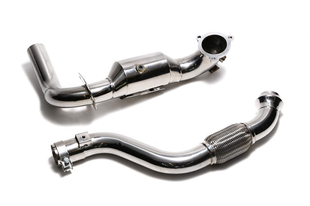 Armytrix MB270-CD | ARMYTRIX Sport Cat-Pipe with 200 CPSI Catalytic Converters Mercedes-Benz C117 CLA250 4WD; 2013-2015